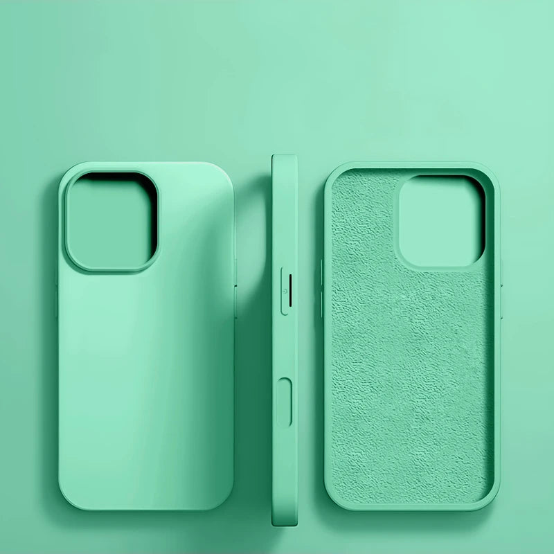 Original Liquid Silicone Shockproof Case for APPLE iPhone 11 12 13 14 15 16 17 Pro Max Cases for iPhone 17 Air Phone Back Cover